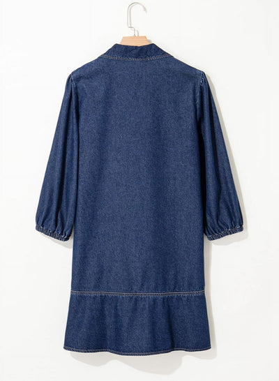 Sara | Vestido de Denim - Babydoll Casual