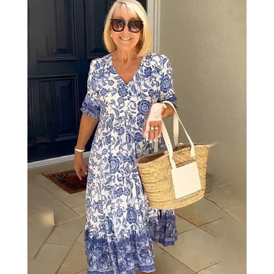 Olivia | Vestido Boho Floreado