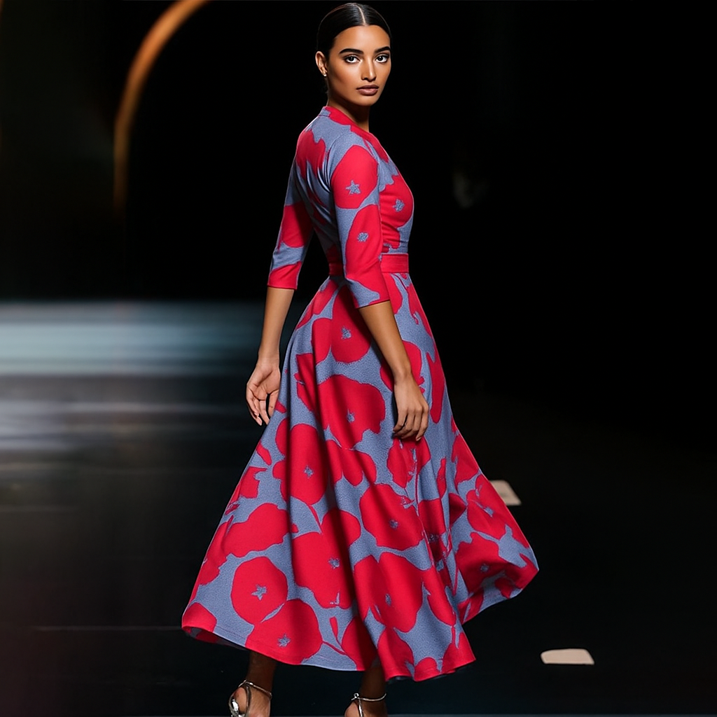 Amelia | Vestido Diario Relaxed con Escote en V