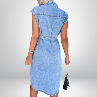 Daniela | Vestido de Denim Chic para Todos los Días