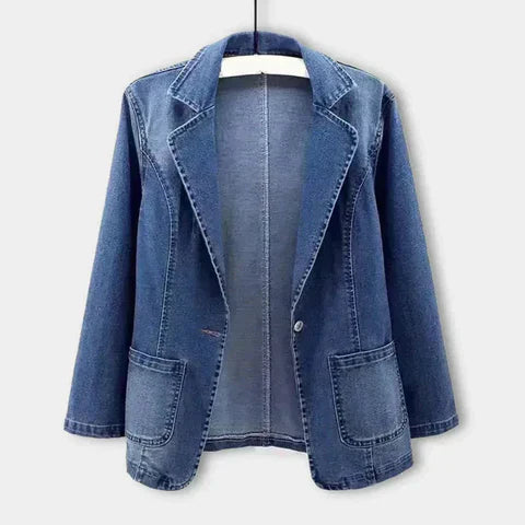Elena | Blazer de Denim Elegante para Mujeres
