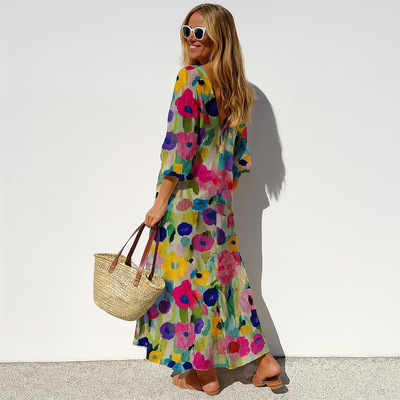 Aria | Vestido Maxi Boho Fluido