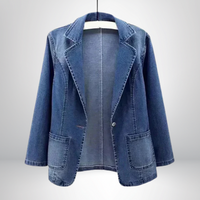 Elena | Blazer de Denim Elegante para Mujeres