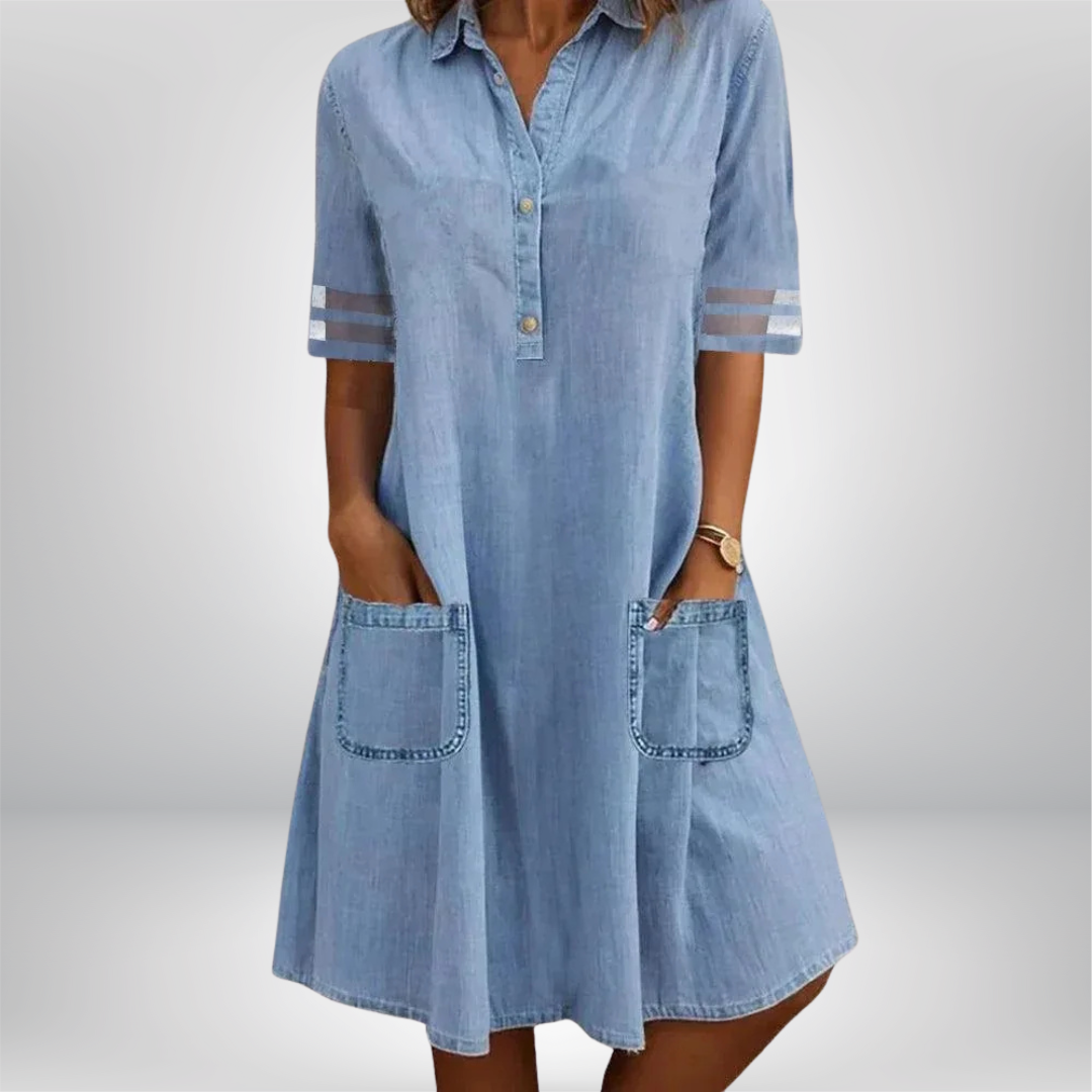 Ivory | Vestido Ligero de Denim