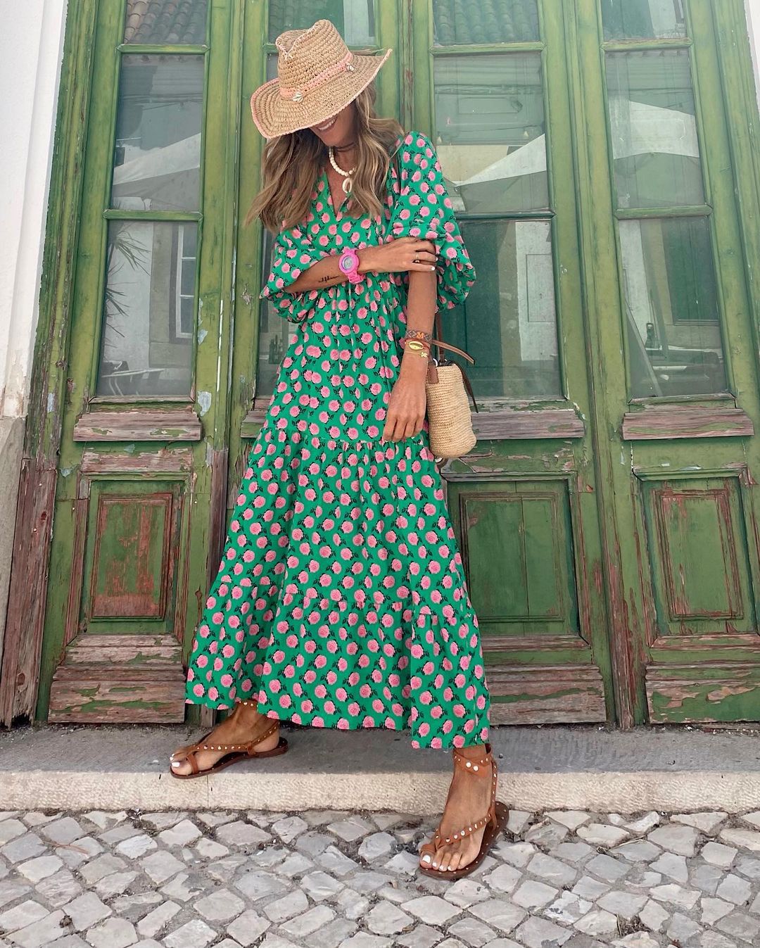 Zara | Vestido Maxi Boho Fluido