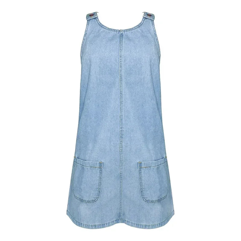 Adriana | Vestido de Verano de Denim Práctico y Ligero