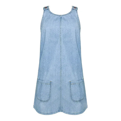 Adriana | Vestido de Verano de Denim Práctico y Ligero