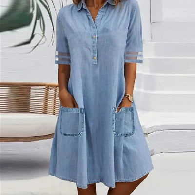 Ivory | Vestido Ligero de Denim