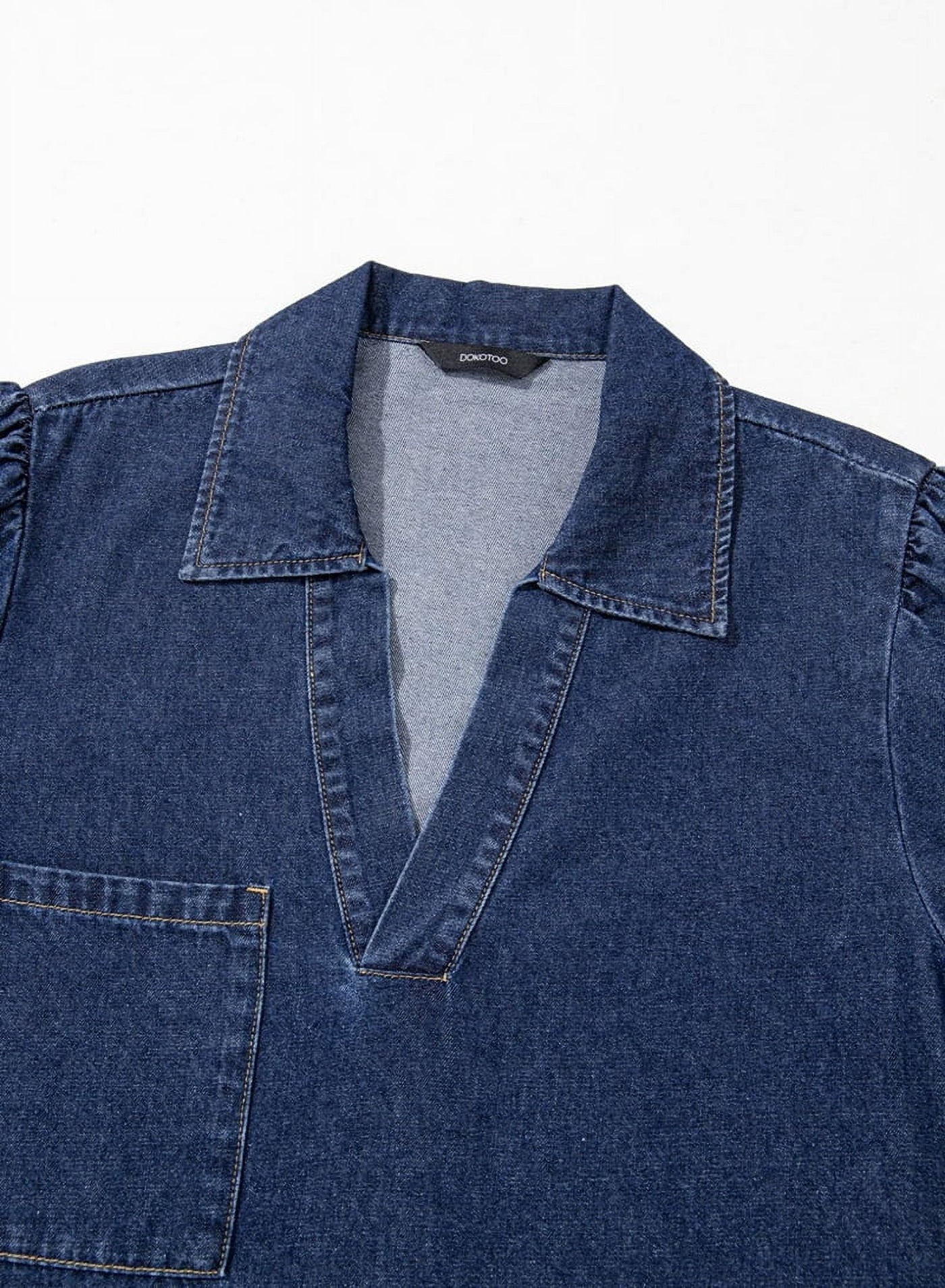 Sara | Vestido de Denim - Babydoll Casual