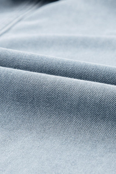 Marina | Vestido de Denim Elegante con Mangas Cortas Tipo Murciélago